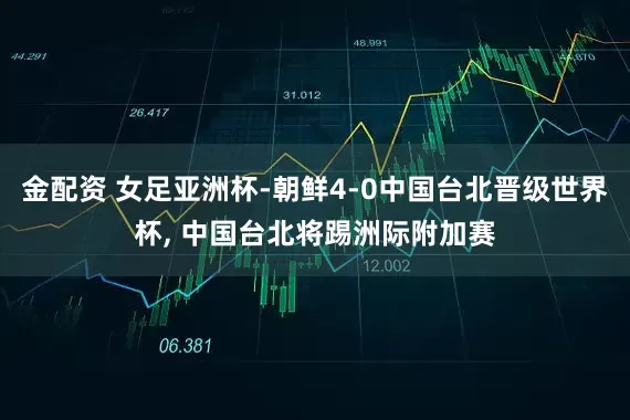金配资 女足亚洲杯-朝鲜4-0中国台北晋级世界杯, 中国台北将踢洲际附加赛